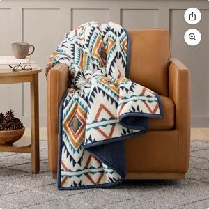 NWT Member's Mark Cozy Throw Blanket Size 60"x72" Machine Washable